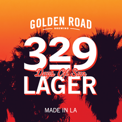 Summer Beer 329 Lager from Golden Road Brewing is tasty.