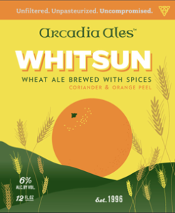 Arcadia Whitsun summer wheat ale is perfect for the season.