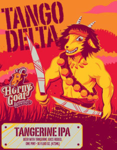 Horny Goat Tango Delta tangerine summer beer.