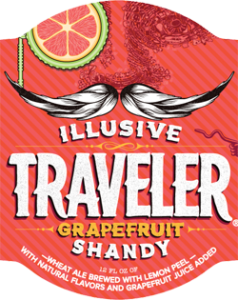 Illusive Traveler summer grapefruit shandy beer.