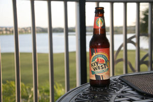 Key West beer Sunset Ale is a great summer sailing beer.