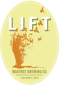 Lift from Madtree Brewing is a Ohio summer beer.