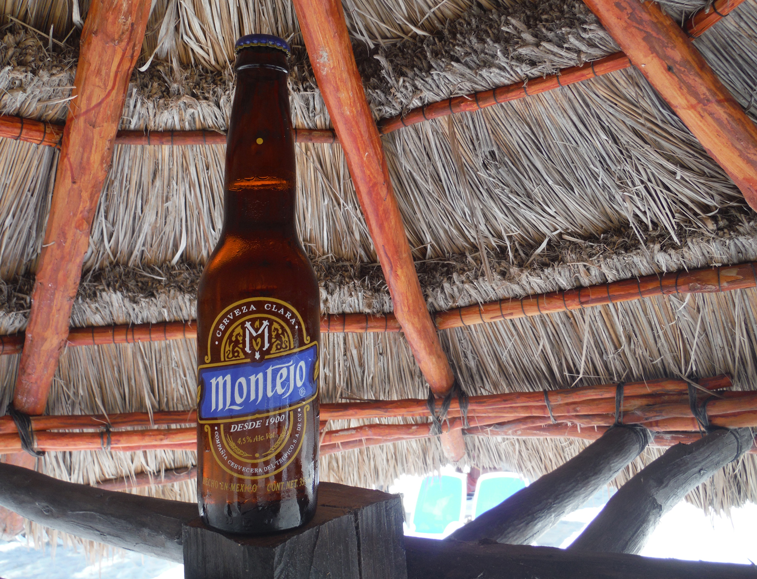 Mexico's Montejo beer is a refreshing lager.