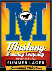 Mustang Summer Lager is a great beer for the season.