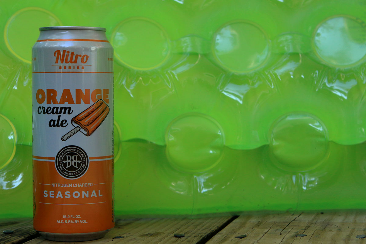 Nitro orange cream ale summer beer.