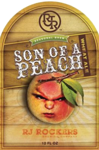 Try a peach summer beer when you relax from RJ Rockers Brewing.