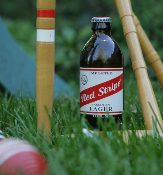 Red Stripe beer is popular on the islands and in America.