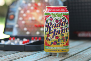 Road Jam summer beer from Two Roads Brewing is a fruit berry beer.
