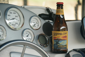 Skipping Stone is a summer Utah beer.