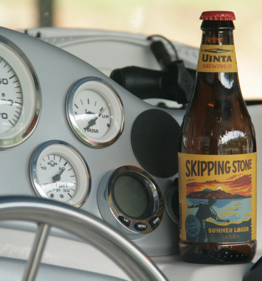 Skipping Stone is a summer Utah beer.
