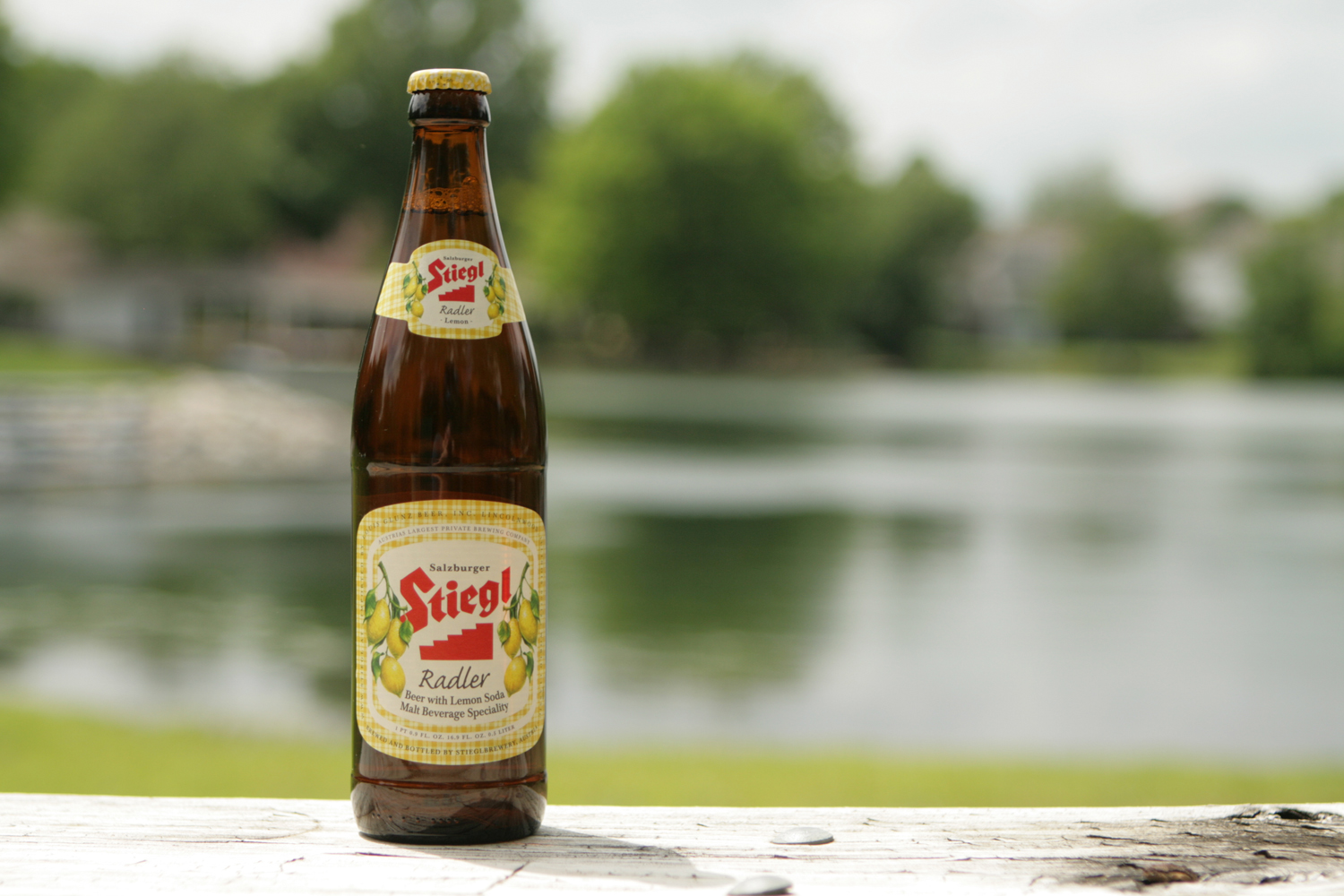 Find Stiegl's delicious fruit lemon radler beer this summer.