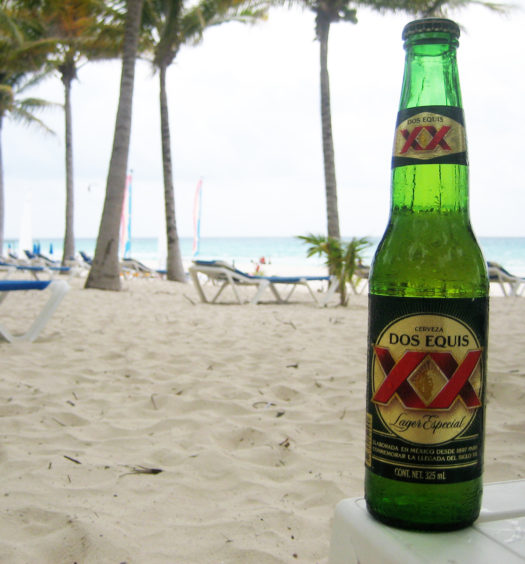 Grab a Mexican summer Dos Equis beer for the beach.
