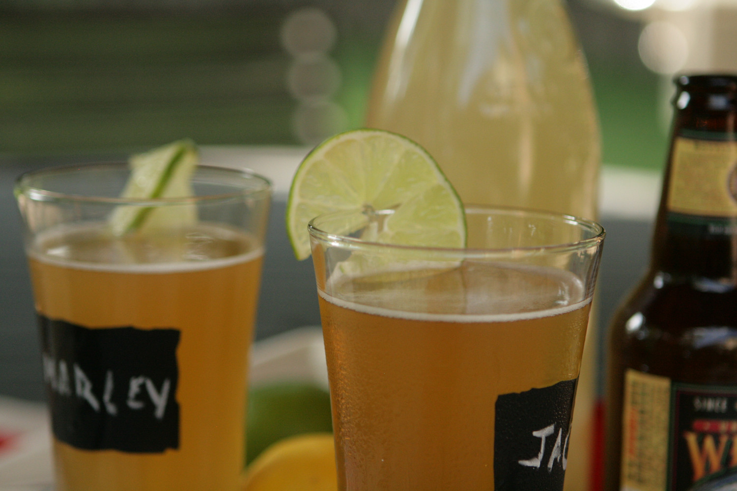 Enjoy a lemonade summer shandy this summer.