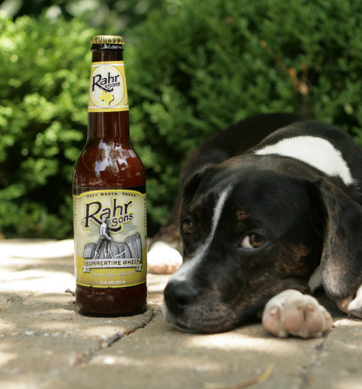 Drink Summertime Wheat beer from Rahr during the dog days of summer.