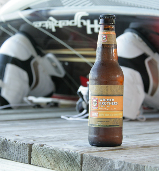 Enjoy Citra Blonde Summer pool beer this warm season.